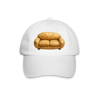    COUCH POTATO - Baseballkappe - Weiß/Weiß - Vorne