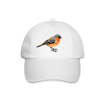Buchfink - Baseballkappe - Weiß/Weiß - Vorne