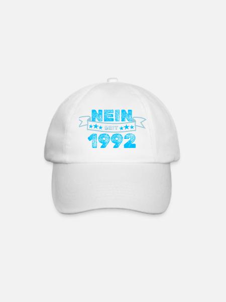 1992 - Baseballkappe - Weiß/Weiß