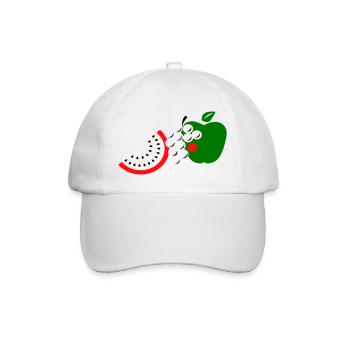 Obst - Baseballkappe - Weiß/Weiß - Vorne