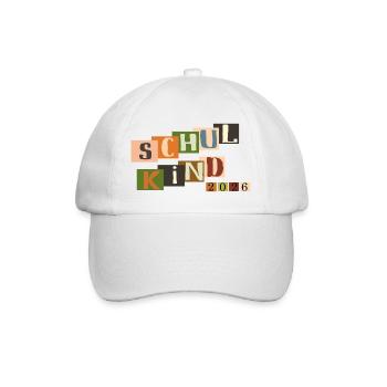 Schulkind  - Baseballkappe - Weiß/Weiß - Vorne