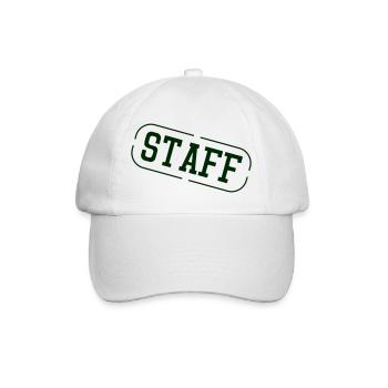 Staff - Baseballkappe - Weiß/Weiß - Vorne