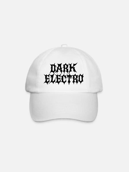 Dunkler Elektro - Baseballkappe - Weiß/Weiß