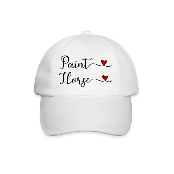 Paint Horse - Baseballkappe - Weiß/Weiß - Vorne