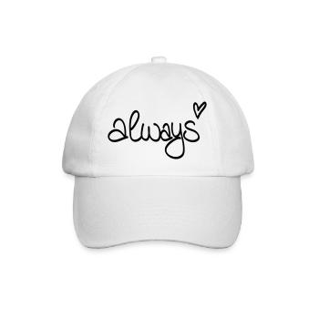 Always - Baseballkappe - Weiß/Weiß - Vorne