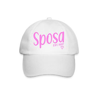 Sposa 2027 Italia - Baseballkappe - Weiß/Weiß - Vorne