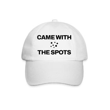 Dalmatiner - Came With The Spots - Hundeliebe - Baseballkappe - Weiß/Weiß - Vorne
