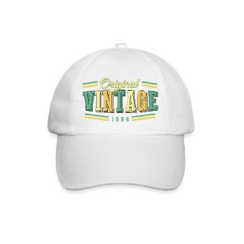42. Geburtstag Original Vintage 1984 Retro - Baseballkappe - Weiß/Weiß - Vorne