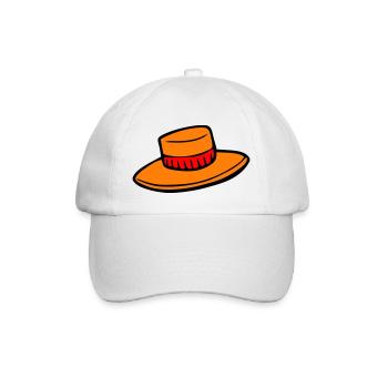 Hut - Baseballkappe - Weiß/Weiß - Vorne
