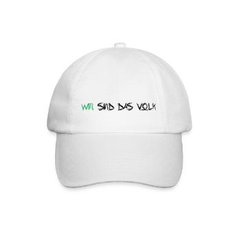 Wir sind das Volk - Baseballkappe - Weiß/Weiß - Vorne