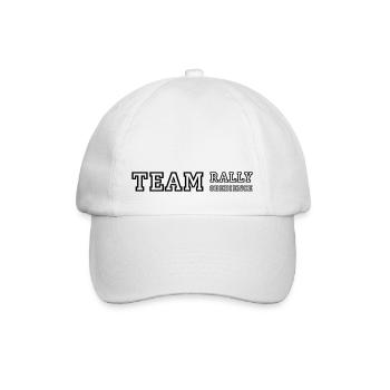 Team Rally Obedience - Hundesport Trikot - Baseballkappe - Weiß/Weiß - Vorne
