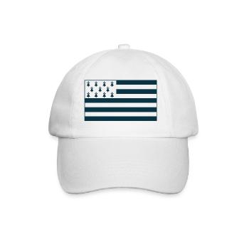 Breton! - Baseballkappe - Weiß/Weiß - Vorne