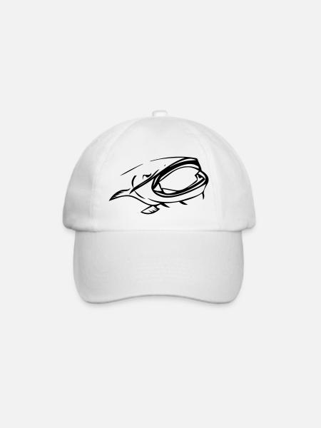 catfish - Baseballkappe - Weiß/Weiß