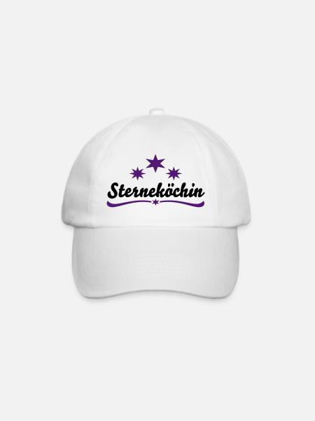 Köchin - Baseballkappe - Weiß/Weiß