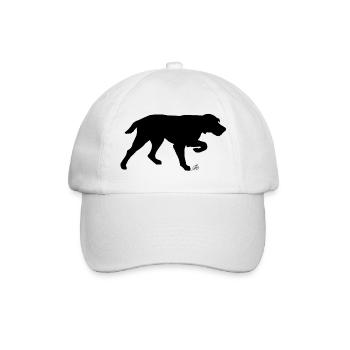Vorstehhund - Baseballkappe - Weiß/Weiß - Vorne