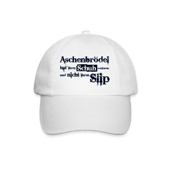 Aschenbrödel - Baseballkappe - Weiß/Weiß - Vorne
