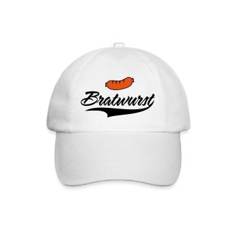 bratwurst - Baseballkappe - Weiß/Weiß - Vorne