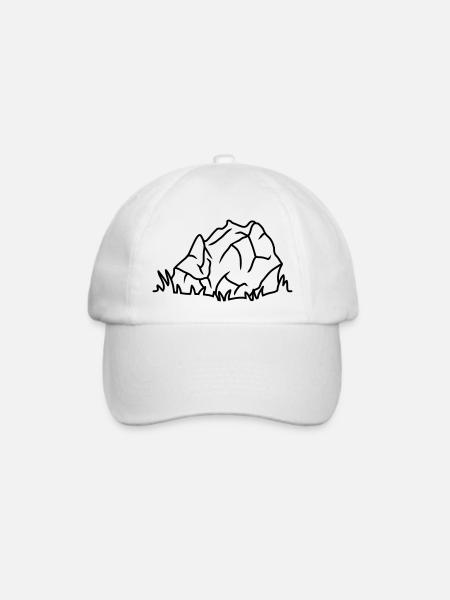 Stone - Baseballkappe - Weiß/Weiß