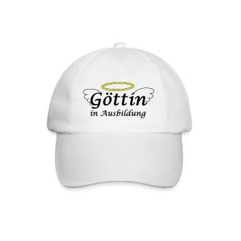 Göttin - Baseballkappe - Weiß/Weiß - Vorne