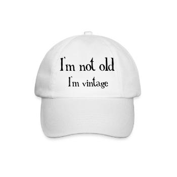 Not Old - Baseballkappe - Weiß/Weiß - Vorne