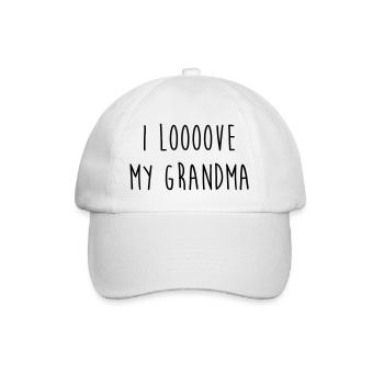 Großmütter / Oma / Mami / Großmutter / Mamy - Baseballkappe - Weiß/Weiß - Vorne
