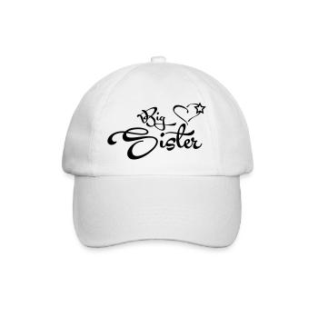 Big Sister - Baseballkappe - Weiß/Weiß - Vorne