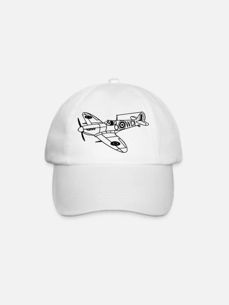 Spitfire - Baseballkappe - Weiß/Weiß