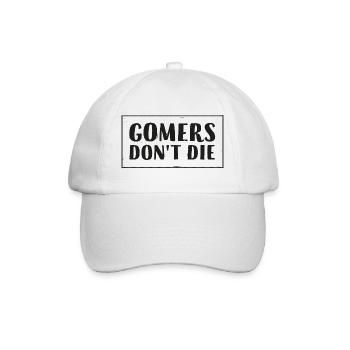 Gomers don't die - Baseballkappe - Weiß/Weiß - Vorne