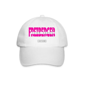 Freiberger Pferde Design - Baseballkappe - Weiß/Weiß - Vorne