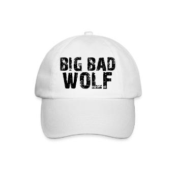 Großer böser Wolf - Baseballkappe - Weiß/Weiß - Vorne