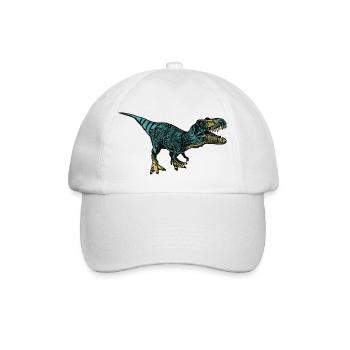 T-Rex - Baseballkappe - Weiß/Weiß - Vorne