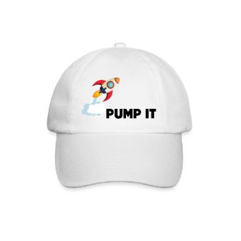 Pumpen Sie es - Baseballkappe - Weiß/Weiß - Vorne