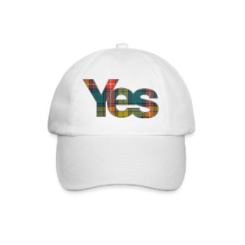JA Buchanan Tartan - Baseballkappe - Weiß/Weiß - Vorne