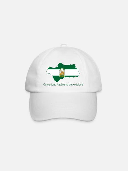 Andalusien - Baseballkappe - Weiß/Weiß