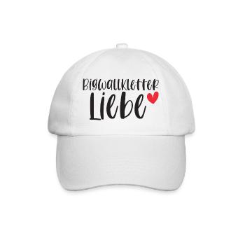 Klettern Bigwall Liebe Berge Geschenk - Baseballkappe - Weiß/Weiß - Vorne