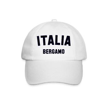 BERGAMO Italia Italien Italy - Baseballkappe - Weiß/Weiß - Vorne