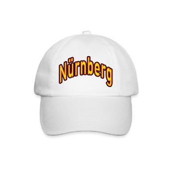 nürnberg - Baseballkappe - Weiß/Weiß - Vorne