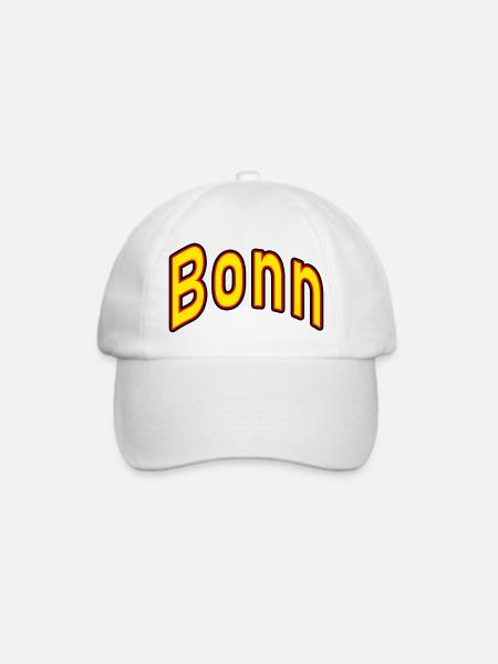 Bonn - Baseballkappe - Weiß/Weiß