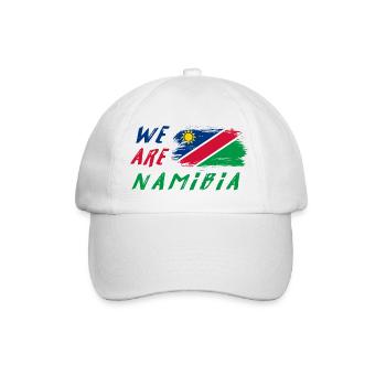 Wir sind Namibia - Baseballkappe - Weiß/Weiß - Vorne