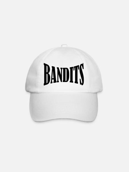 bandit bandits shirt - Baseballkappe - Weiß/Weiß