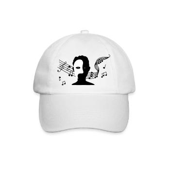 Das Phantom der Oper - Baseballkappe - Weiß/Weiß - Vorne