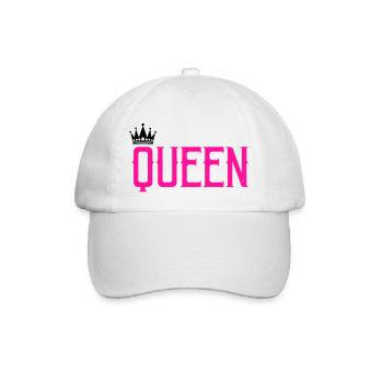 queen - Baseballkappe - Weiß/Weiß - Vorne