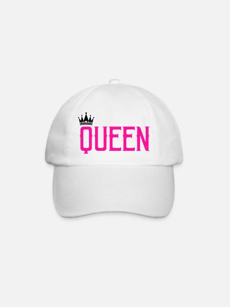 queen - Baseballkappe - Weiß/Weiß