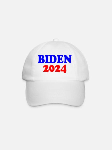 Biden 2024 - Baseballkappe - Weiß/Weiß