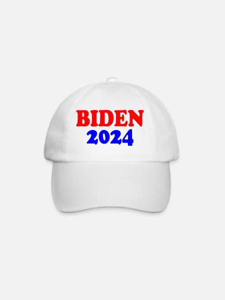 Biden 2024 - Baseballkappe - Weiß/Weiß