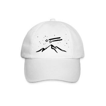 Sternenstaub - Baseballkappe - Weiß/Weiß - Vorne