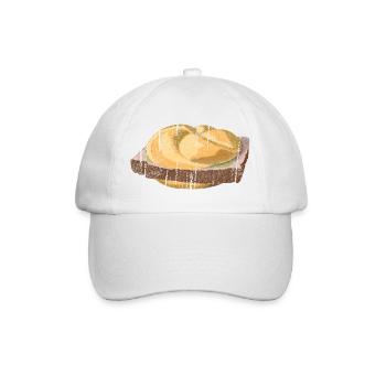 Österreichisch / Bayrische Leberkassemmel - Baseballkappe - Weiß/Weiß - Vorne