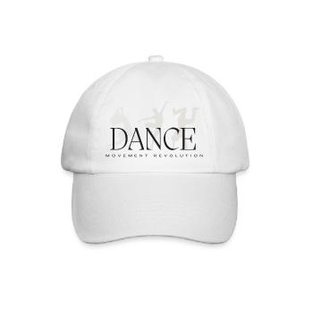 Dance at Movement Revolution - Baseballkappe - Weiß/Weiß - Vorne