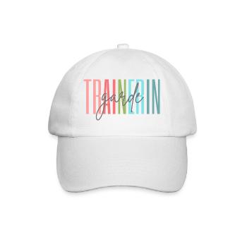 Trainerin Garde Gardetrainerin Geschenk - Baseballkappe - Weiß/Weiß - Vorne