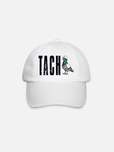 T-Shirt Ruhrpott Tach Dialekt Taube Ruhrgebiet - Baseballkappe - Weiß/Weiß